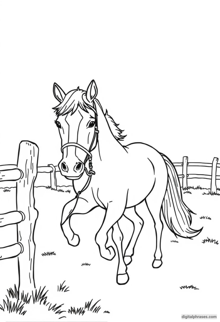 60 Horse Coloring Pages For Kids, Adults and Toddlers (Free PDF Printables)