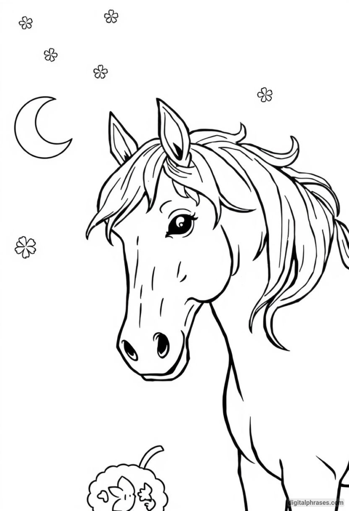 60 Horse Coloring Pages For Kids, Adults and Toddlers (Free PDF Printables)