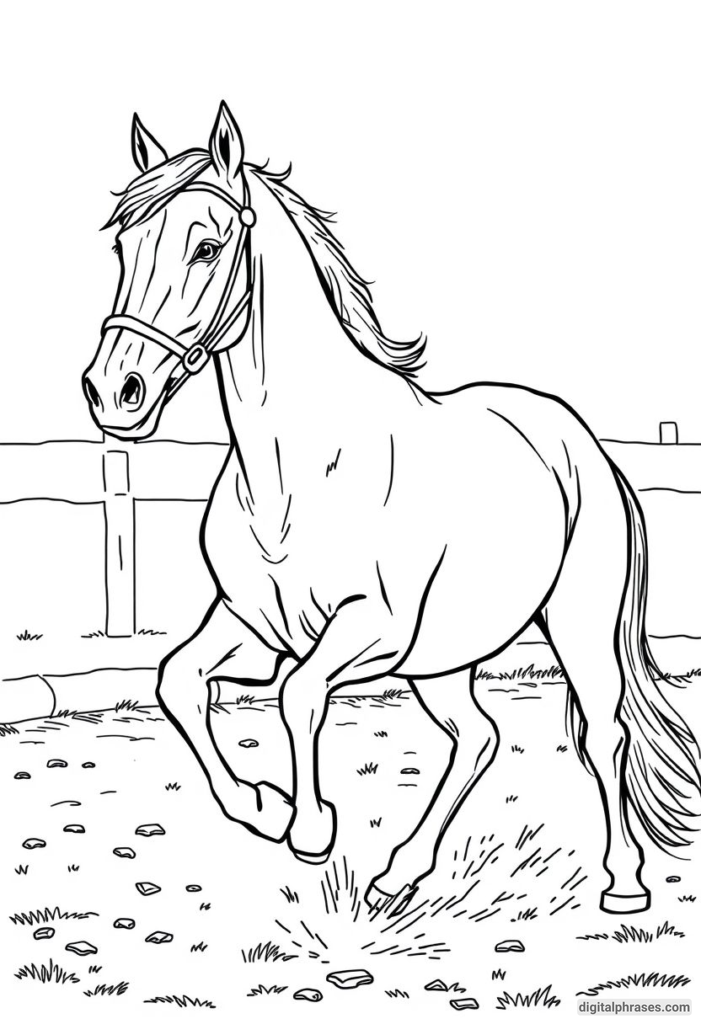 60 Horse Coloring Pages For Kids, Adults and Toddlers (Free PDF Printables)