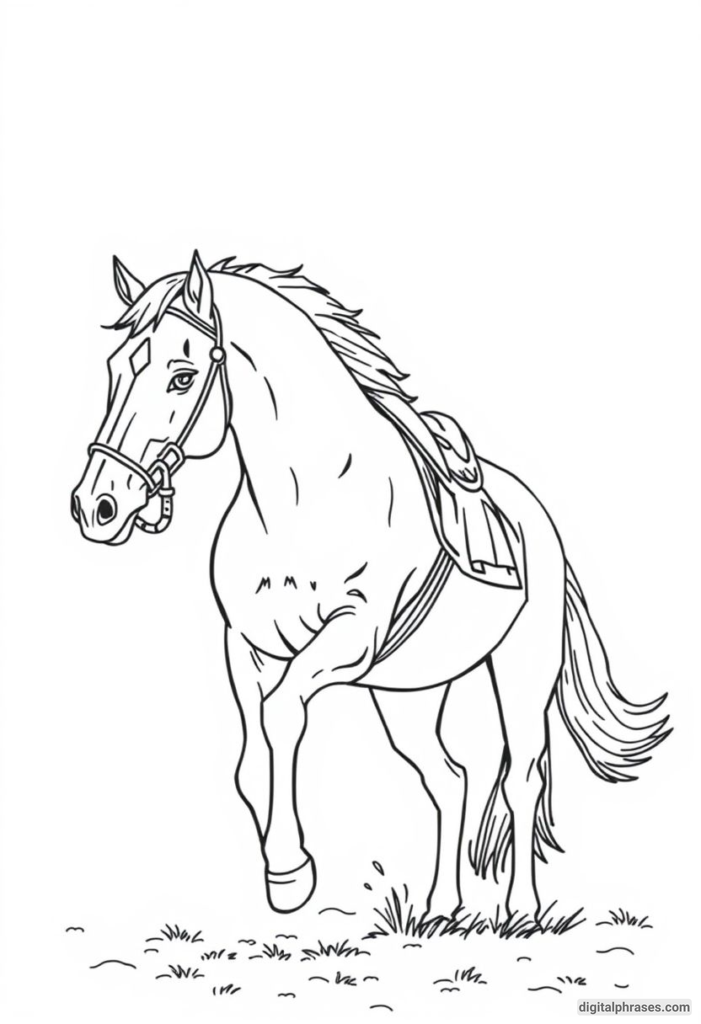 60 Horse Coloring Pages For Kids, Adults and Toddlers (Free PDF Printables)