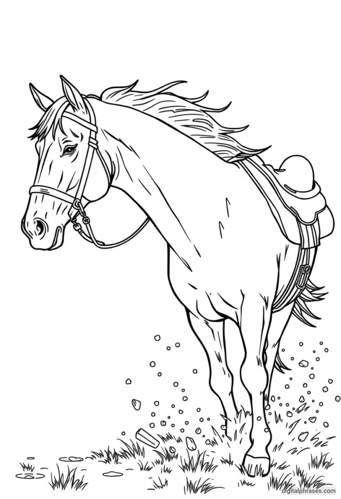 60 Horse Coloring Pages For Kids, Adults and Toddlers (Free PDF Printables)