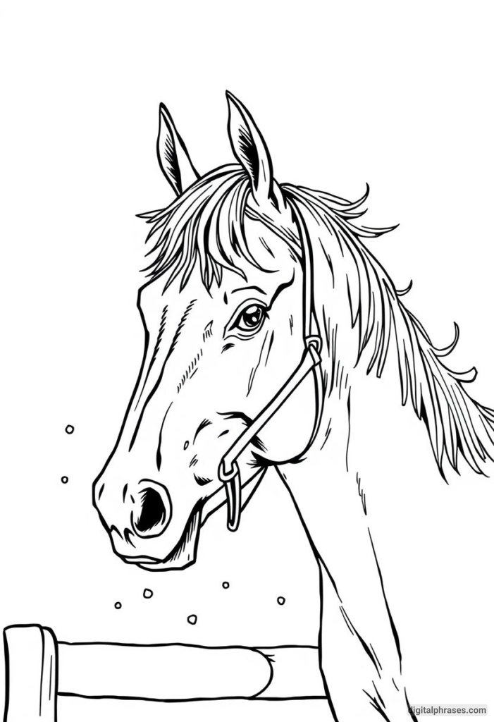 60 Horse Coloring Pages For Kids, Adults and Toddlers (Free PDF Printables)