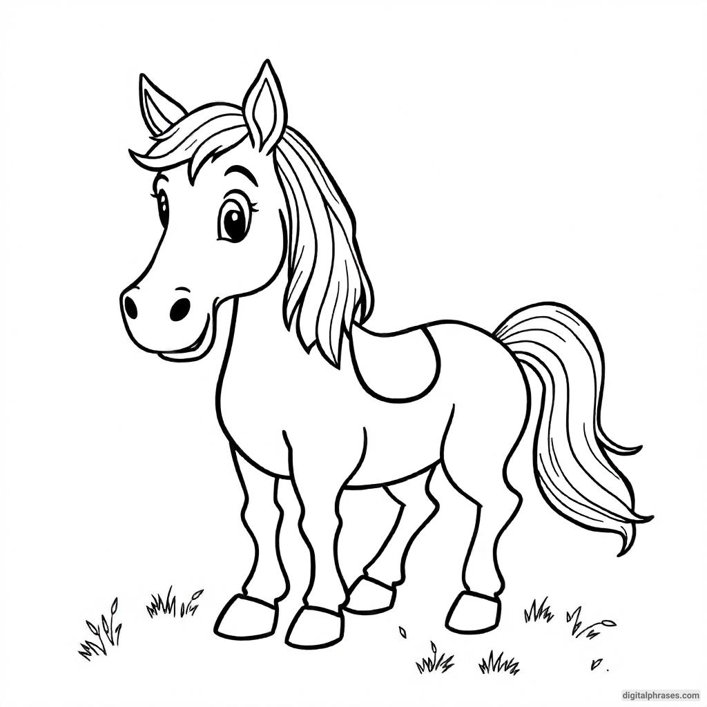 60 Horse Coloring Pages For Kids, Adults and Toddlers (Free PDF Printables)