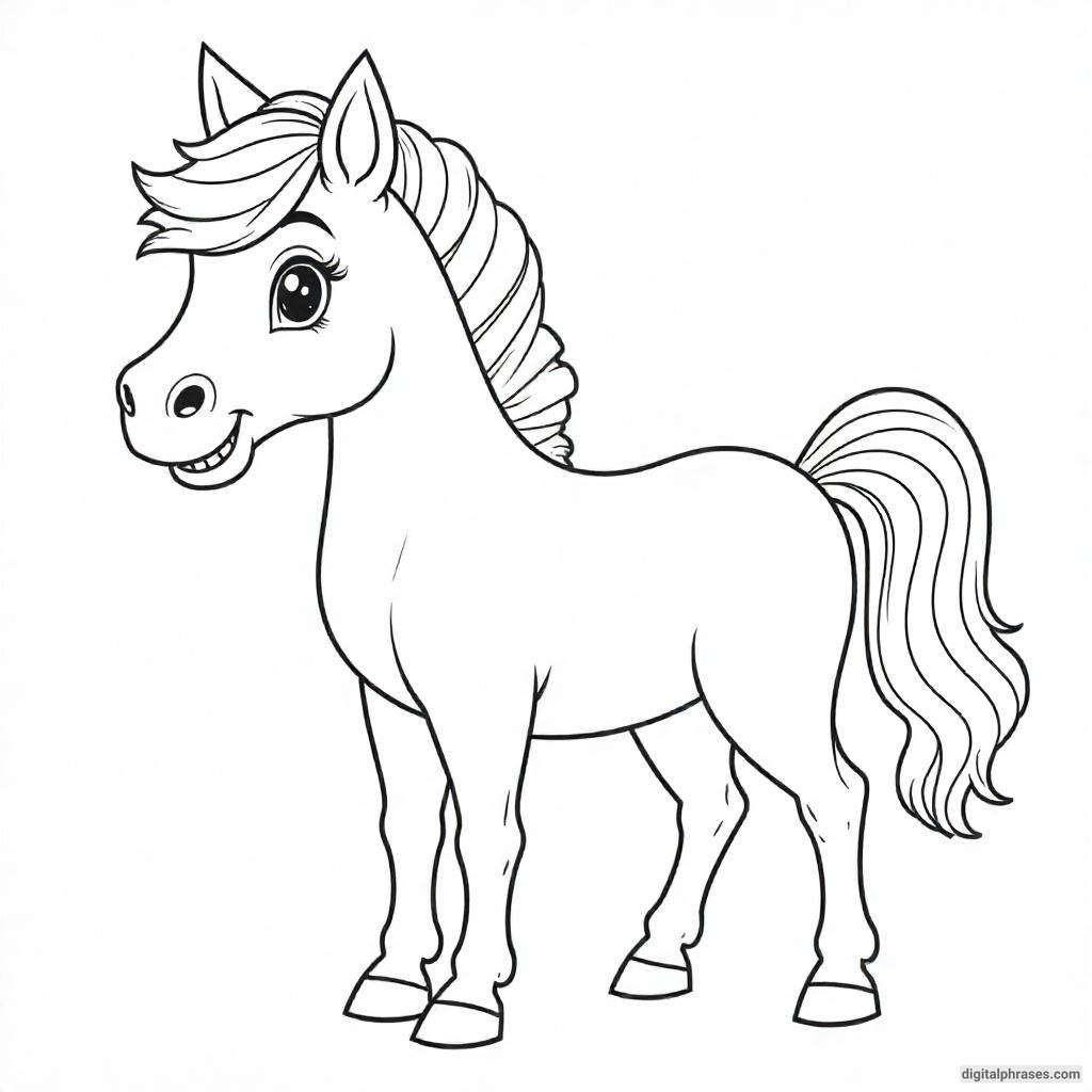 60 Horse Coloring Pages For Kids, Adults and Toddlers (Free PDF Printables)