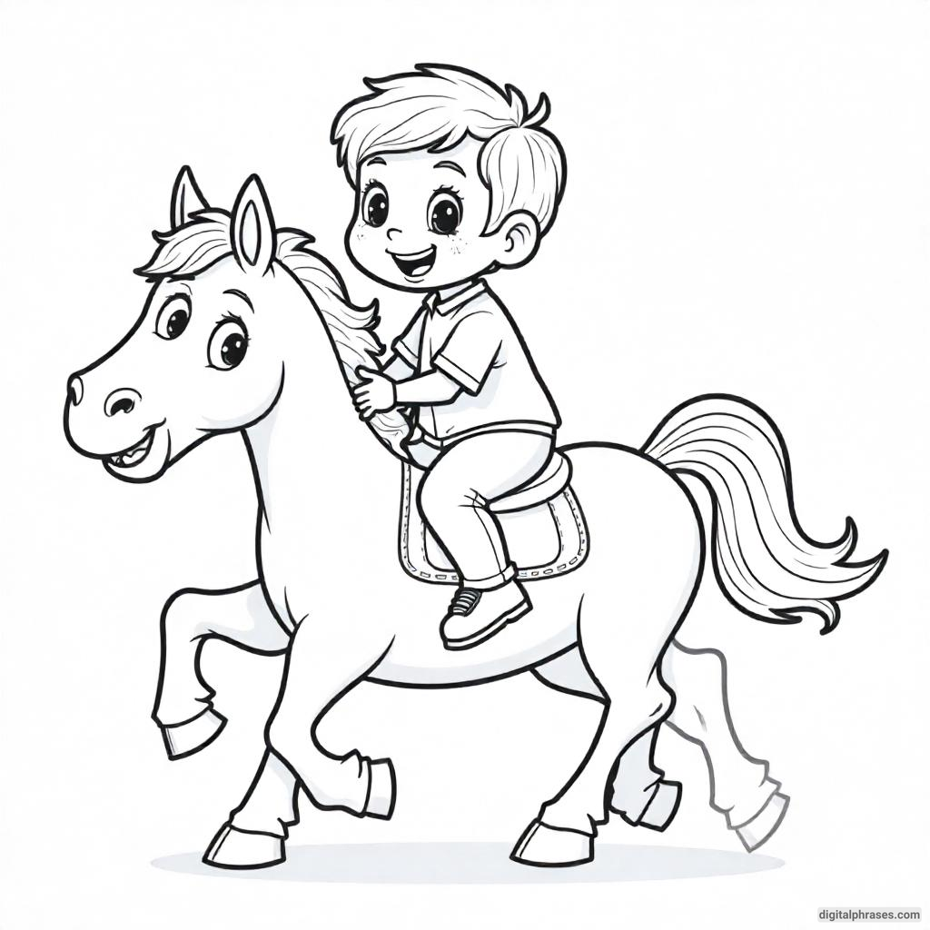 60 Horse Coloring Pages For Kids, Adults and Toddlers (Free PDF Printables)