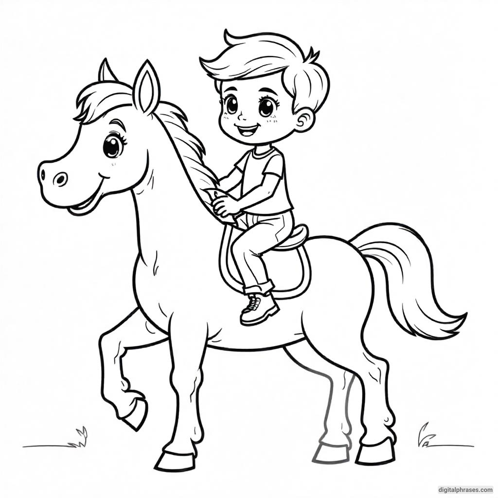 60 Horse Coloring Pages For Kids, Adults and Toddlers (Free PDF Printables)