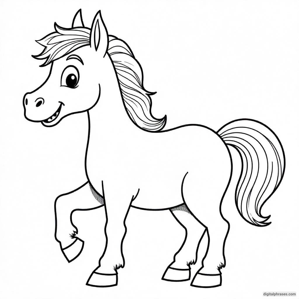 60 Horse Coloring Pages For Kids, Adults and Toddlers (Free PDF Printables)