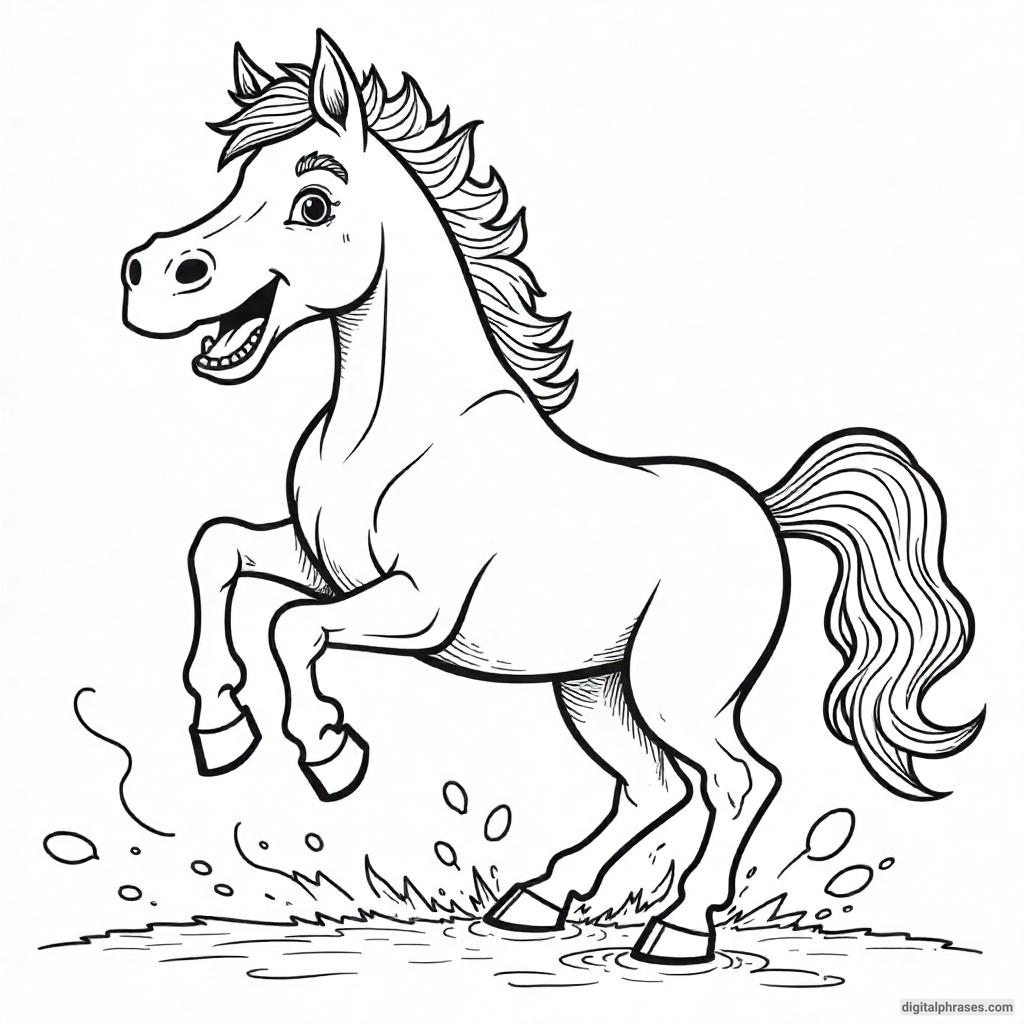 60 Horse Coloring Pages For Kids, Adults and Toddlers (Free PDF Printables)