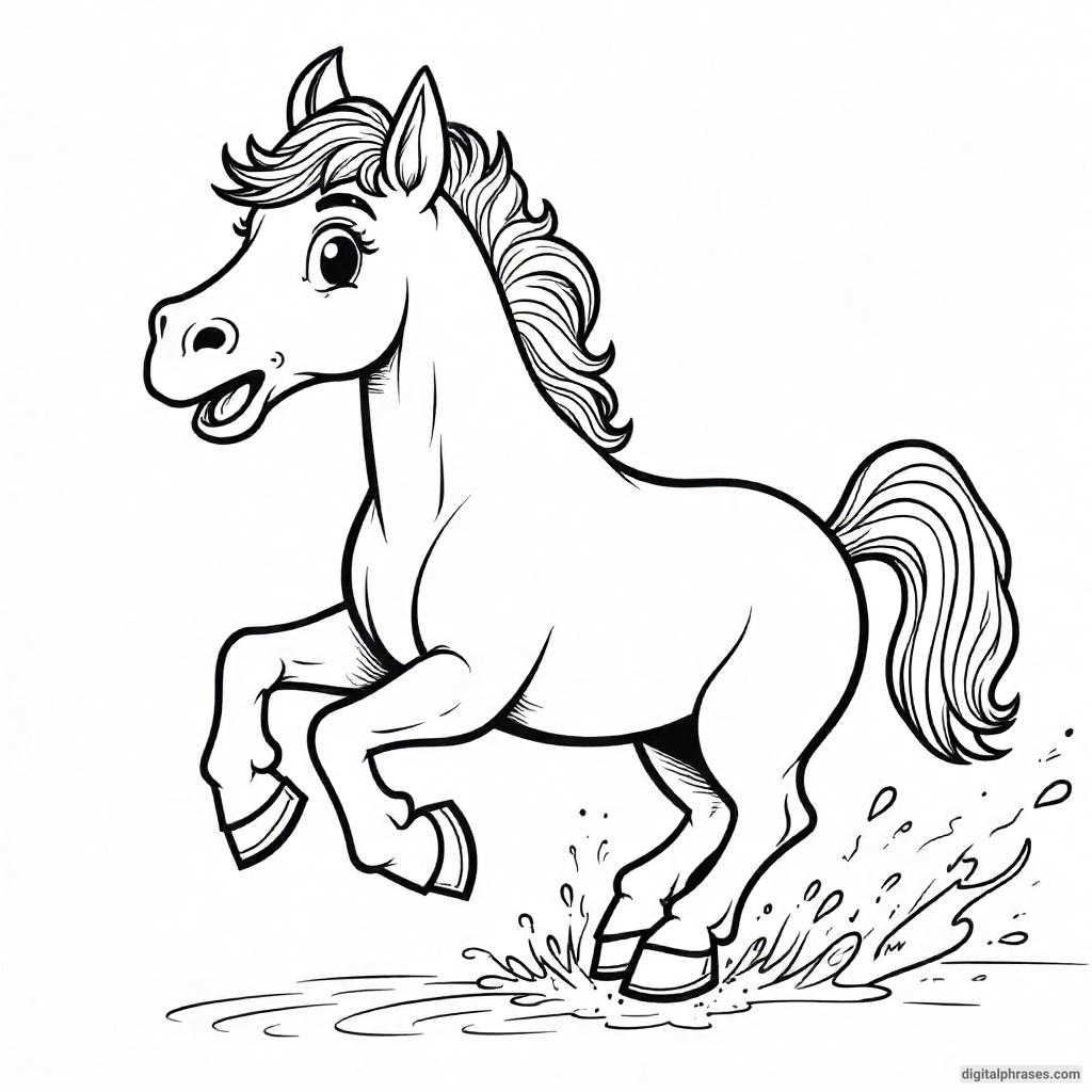 60 Horse Coloring Pages For Kids, Adults and Toddlers (Free PDF Printables)