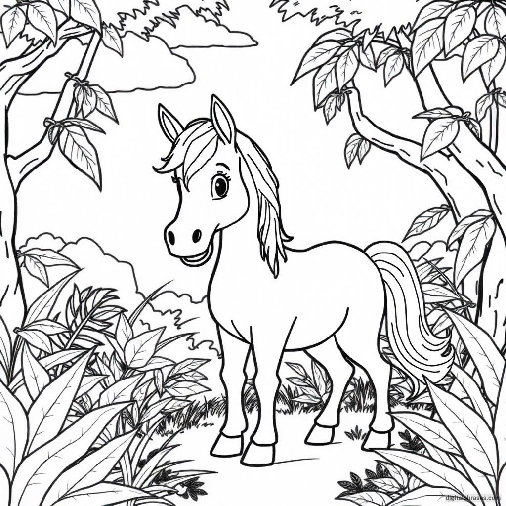 60 Horse Coloring Pages For Kids, Adults and Toddlers (Free PDF Printables)