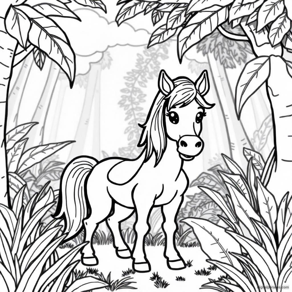 60 Horse Coloring Pages For Kids, Adults and Toddlers (Free PDF Printables)