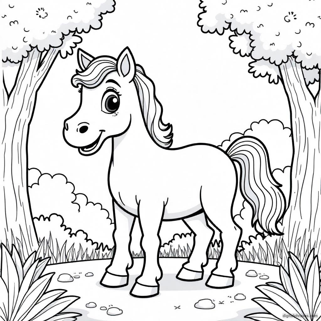 60 Horse Coloring Pages For Kids, Adults and Toddlers (Free PDF Printables)