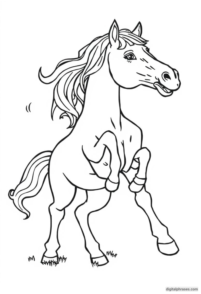 60 Horse Coloring Pages For Kids, Adults and Toddlers (Free PDF Printables)