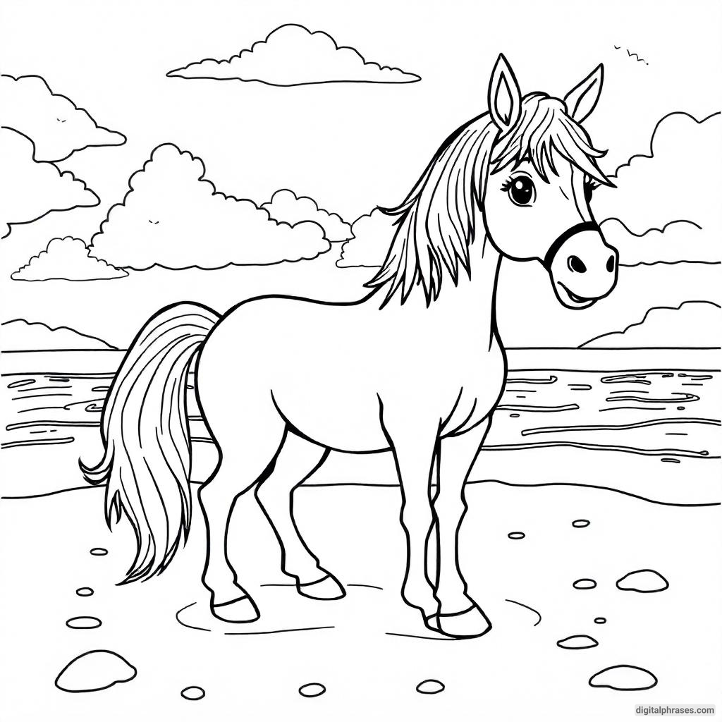 60 Horse Coloring Pages For Kids, Adults and Toddlers (Free PDF Printables)