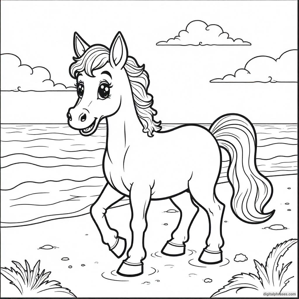 60 Horse Coloring Pages For Kids, Adults and Toddlers (Free PDF Printables)