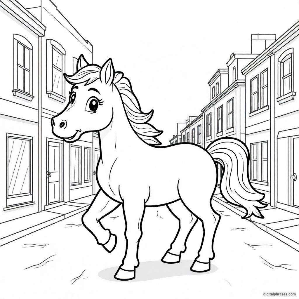 60 Horse Coloring Pages For Kids, Adults and Toddlers (Free PDF Printables)