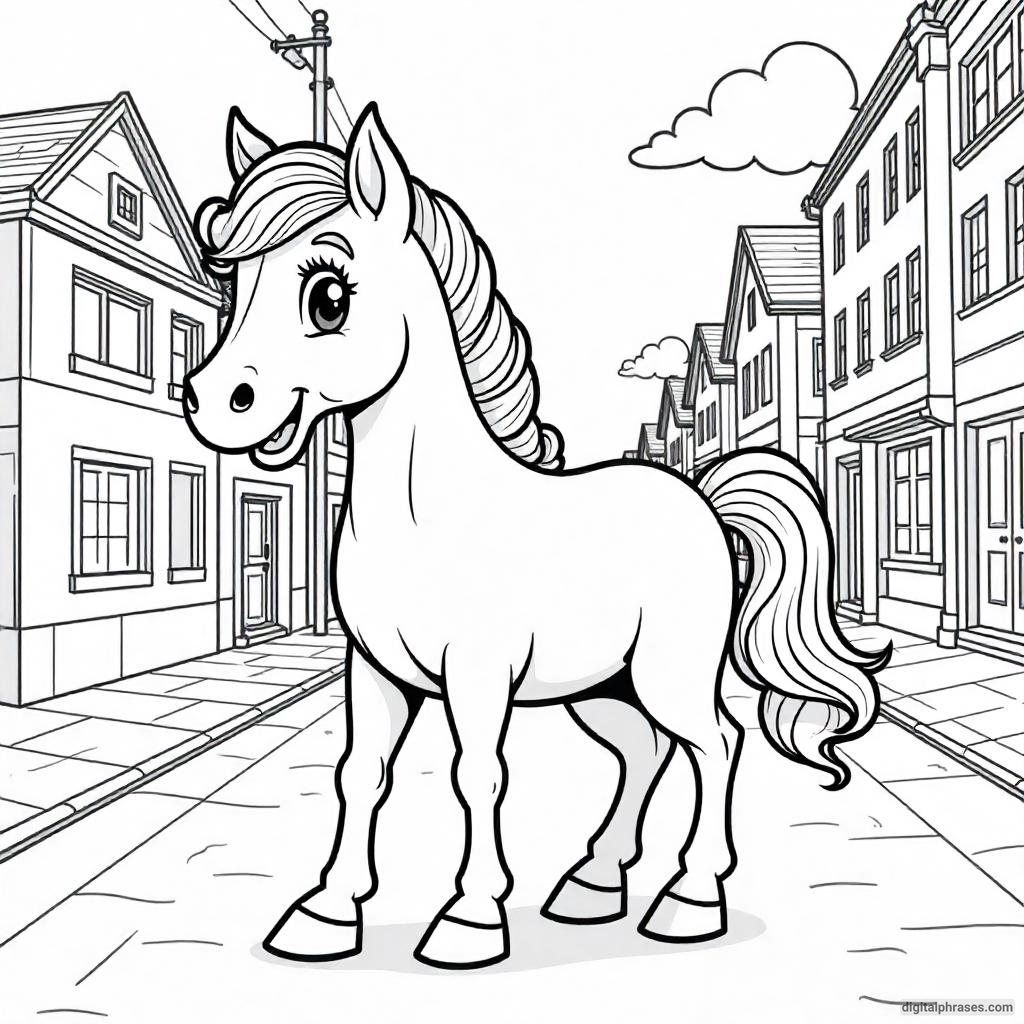 60 Horse Coloring Pages For Kids, Adults and Toddlers (Free PDF Printables)