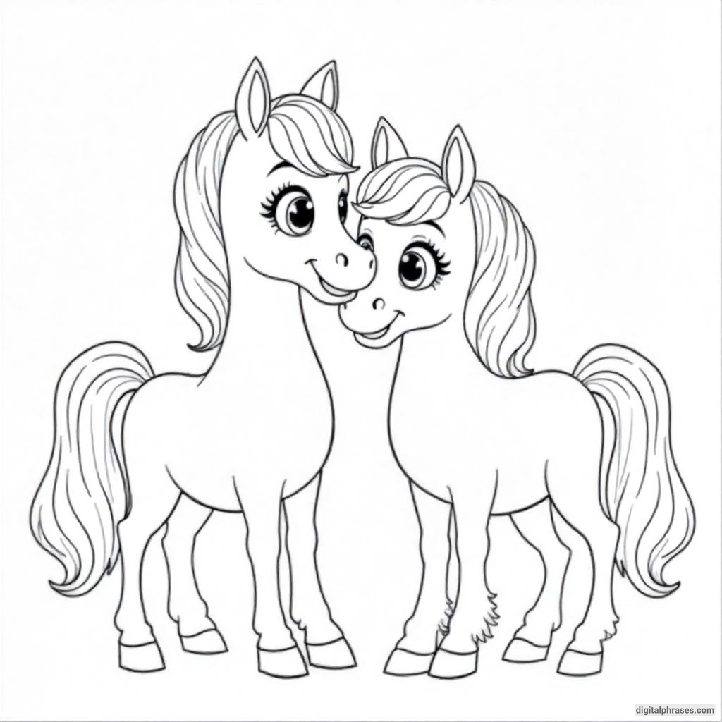 60 Horse Coloring Pages For Kids, Adults and Toddlers (Free PDF Printables)