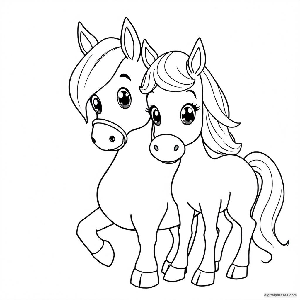 60 Horse Coloring Pages For Kids, Adults and Toddlers (Free PDF Printables)