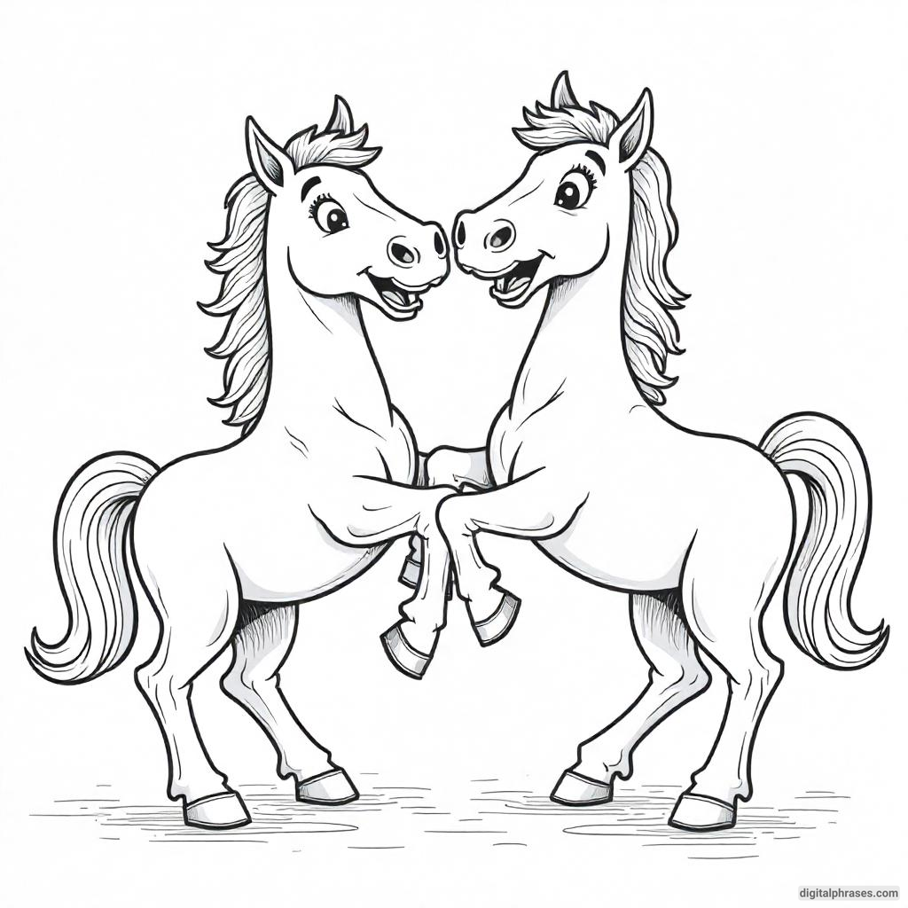 60 Horse Coloring Pages For Kids, Adults and Toddlers (Free PDF Printables)