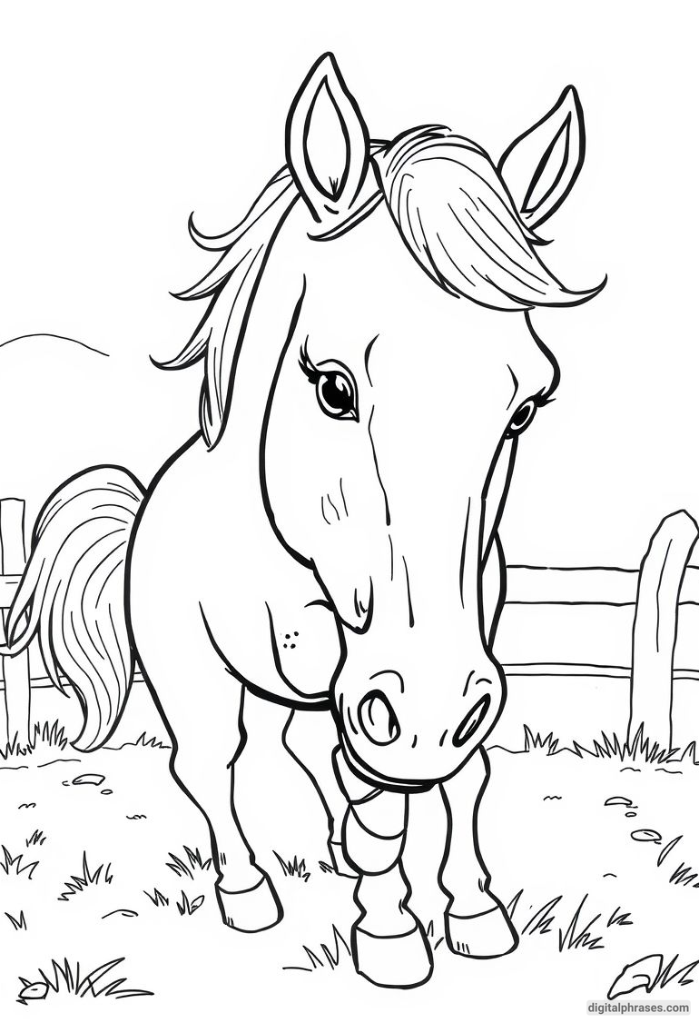 60 Horse Coloring Pages For Kids, Adults and Toddlers (Free PDF Printables)