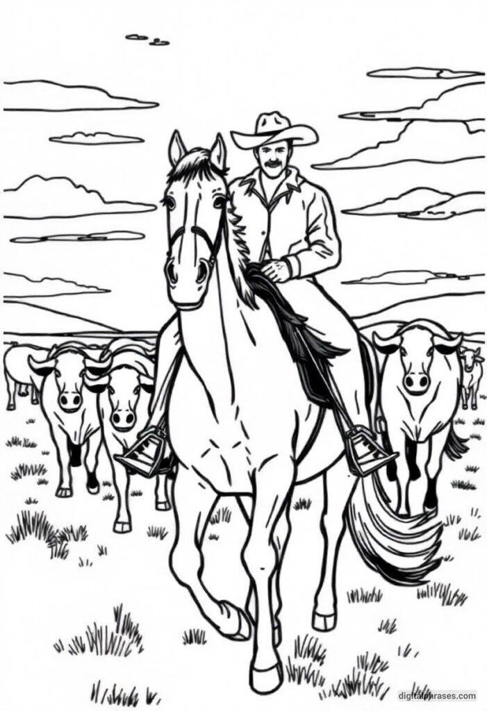 60 Horse Coloring Pages For Kids, Adults and Toddlers (Free PDF Printables)