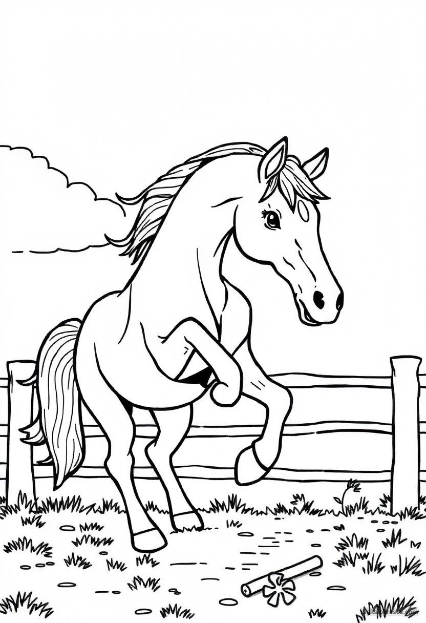 60 Horse Coloring Pages For Kids Adults and Toddlers (Free PDF Printables)