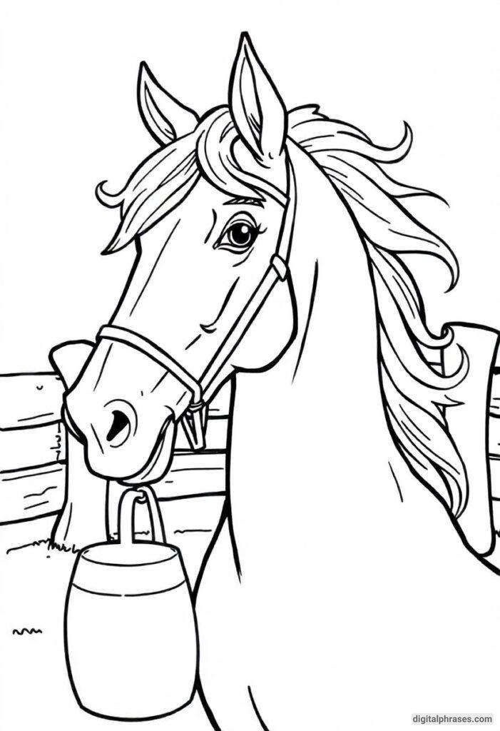 60 Horse Coloring Pages For Kids, Adults and Toddlers (Free PDF Printables)