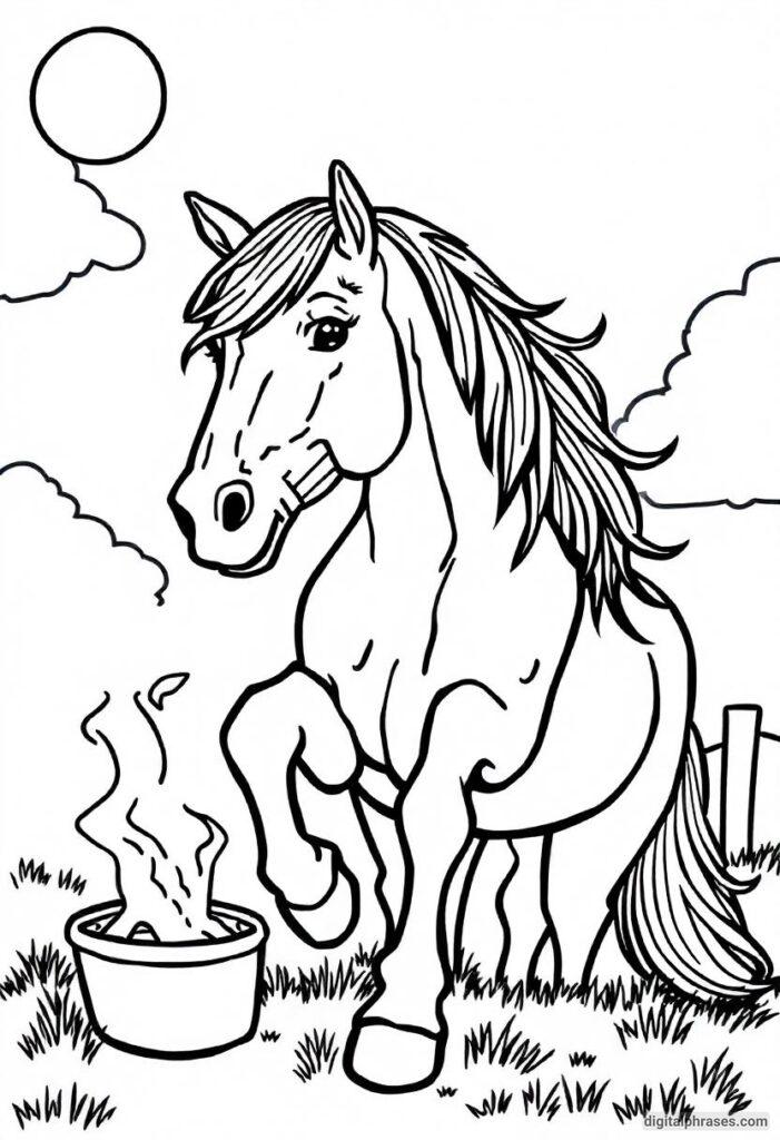 60 Horse Coloring Pages For Kids, Adults and Toddlers (Free PDF Printables)