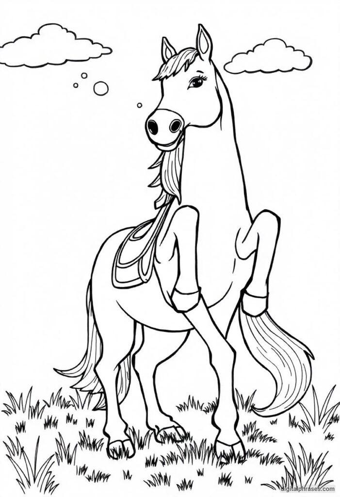 60 Horse Coloring Pages For Kids, Adults and Toddlers (Free PDF Printables)