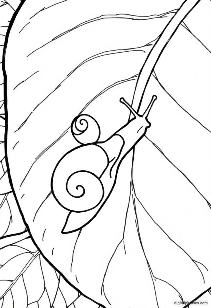 43 Snail Coloring Pages With Free PDF Printables