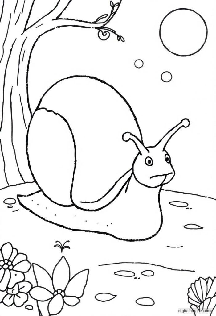 43 Snail Coloring Pages With Free PDF Printables