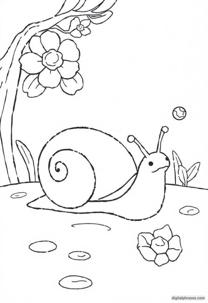 43 Snail Coloring Pages With Free PDF Printables