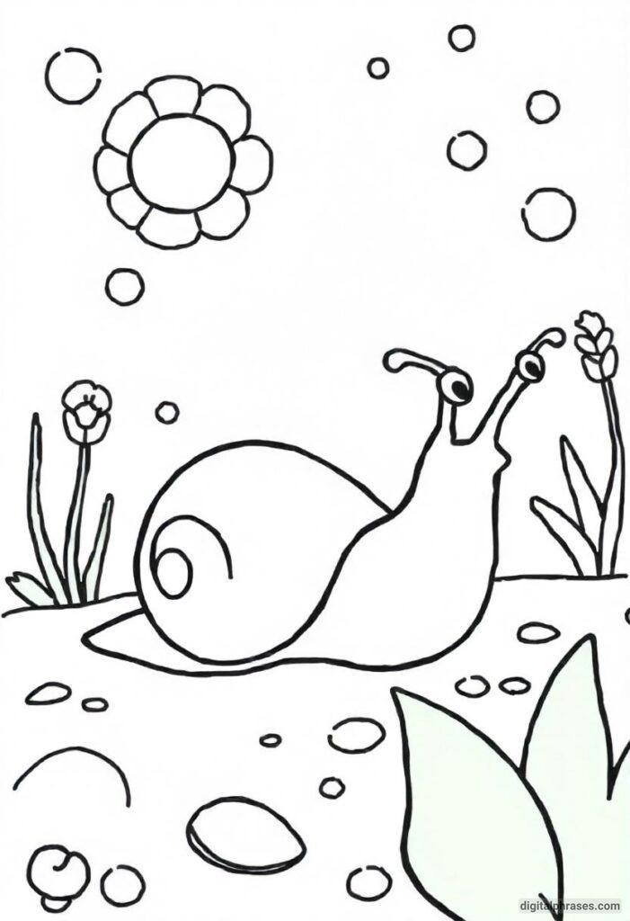 43 Snail Coloring Pages With Free PDF Printables