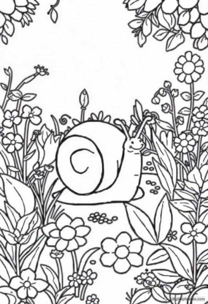 43 Snail Coloring Pages With Free PDF Printables