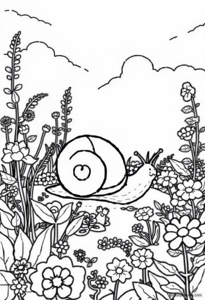 43 Snail Coloring Pages With Free PDF Printables