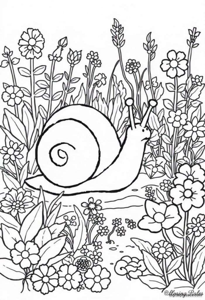 43 Snail Coloring Pages With Free PDF Printables 43 Snail Coloring Pages With Free PDF Printables