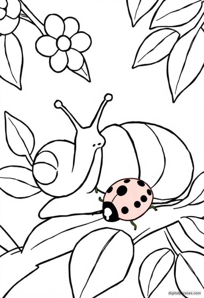 43 Snail Coloring Pages With Free PDF Printables