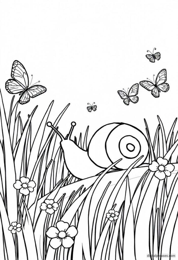 43 Snail Coloring Pages With Free PDF Printables