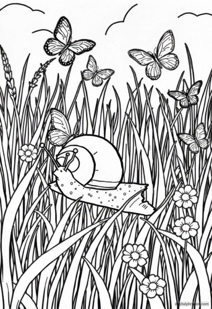 43 Snail Coloring Pages With Free PDF Printables