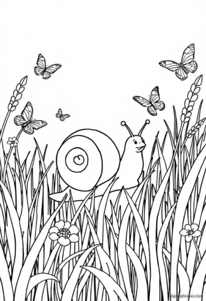 43 Snail Coloring Pages With Free PDF Printables