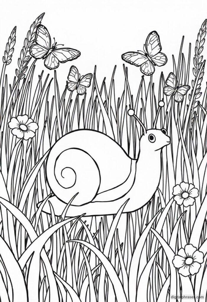 43 Snail Coloring Pages With Free PDF Printables