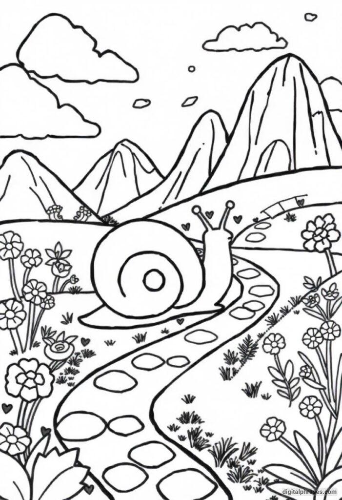 43 Snail Coloring Pages With Free PDF Printables