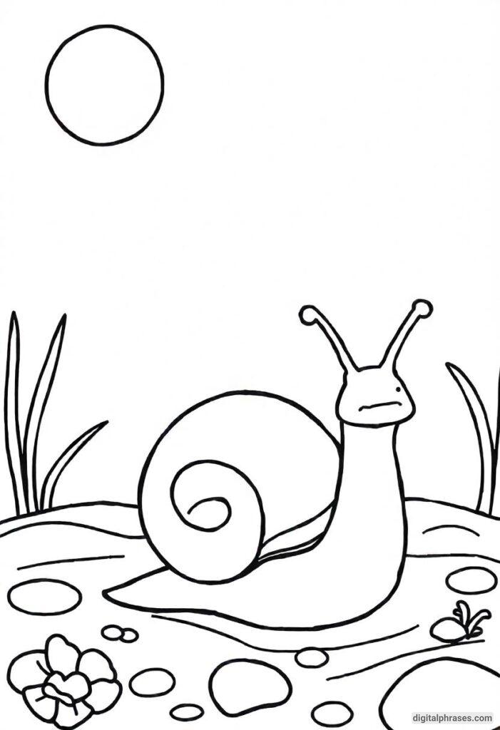 43 Snail Coloring Pages With Free PDF Printables