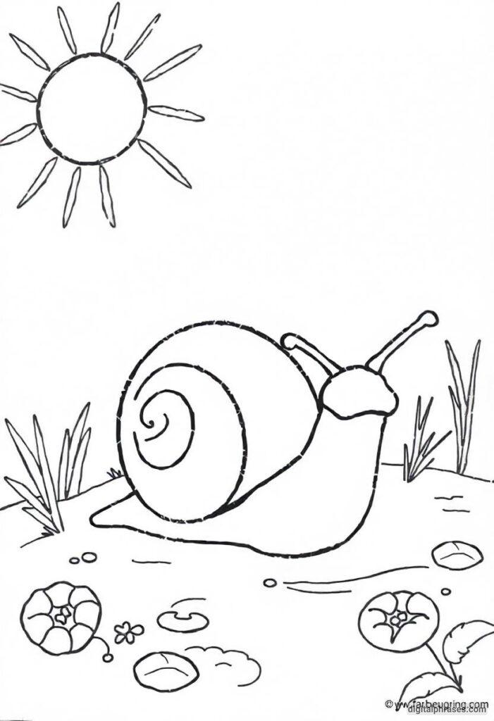 43 Snail Coloring Pages With Free PDF Printables