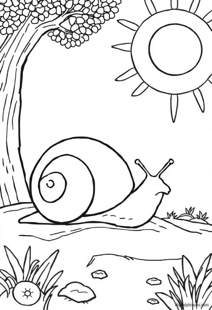 43 Snail Coloring Pages With Free PDF Printables