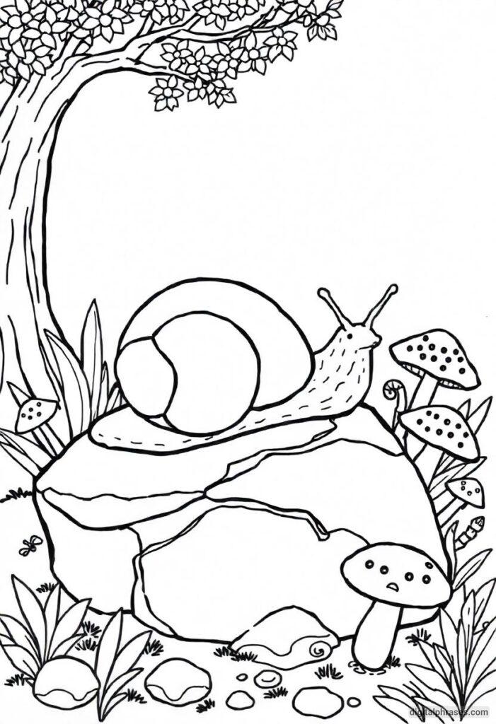 43 Snail Coloring Pages With Free PDF Printables