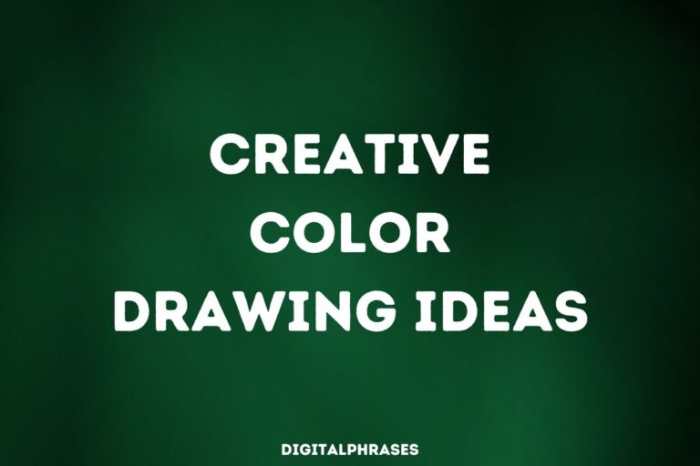 21 Creative Color Drawing Ideas