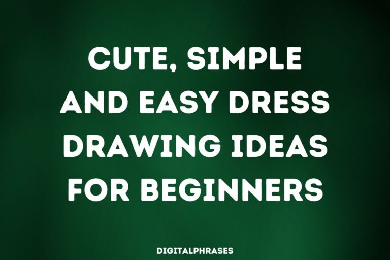 28 Cute, Simple and Easy Dress Drawing Ideas For Beginners