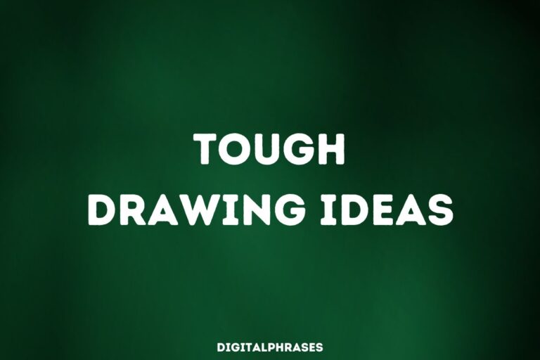 40 Tough Drawing Ideas (Both Sketches and Color Drawings)